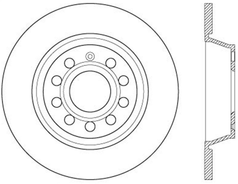 StopTech Drilled Sport Brake Rotor - 128.33129R
