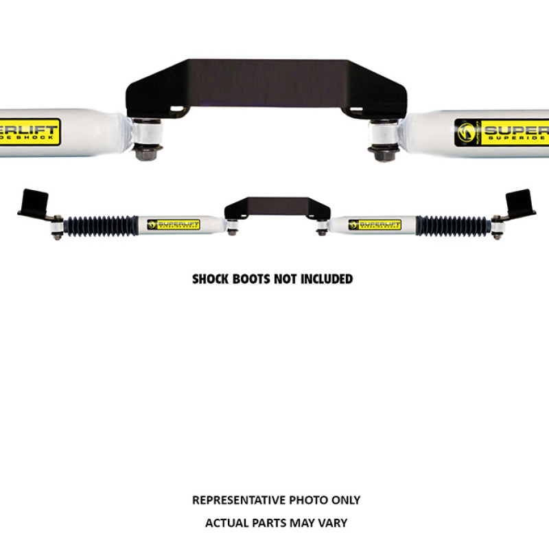 Superlift 99-04 Ford F-250/350 4WD Dual Steering Stabilizer Kit - SR (Hydraulic) - 92625