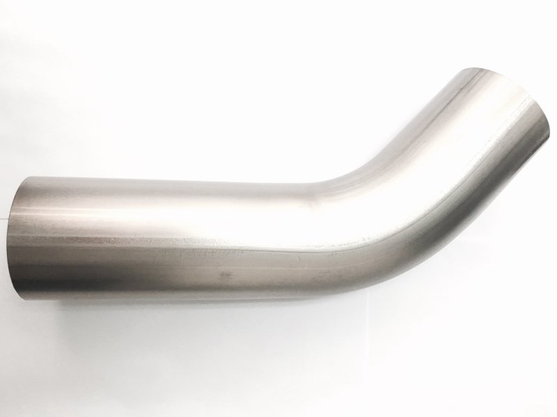 Ticon Industries 2.50in Diameter 45 Degree 1.2mm WT 3.75in CLR 3in Leg/3in Leg Titanium Mandrel Bend - 101-06324-1000