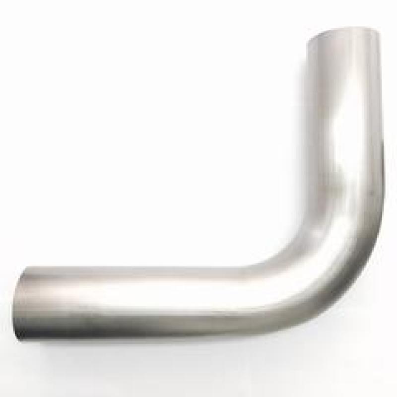 Ticon Industries 2.5in Diameter 90 Degree .047in WT 3.75in CLR 4in Leg/6in Leg Titanium Mandrel Bend - 101-06354-0000