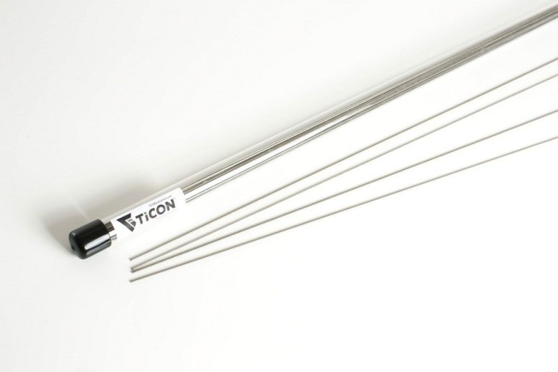 Ticon Industries 39in Length 1lb 1.5mm/.059in Filler Diamter CP1 Titanium Filler Rod - 110-00001-0000