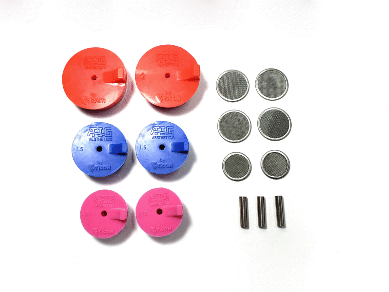 Ticon Industries Silicone Purge Plugs (Turbo Manifold Kit) - Tig Aesthetics - 903-71000-3000