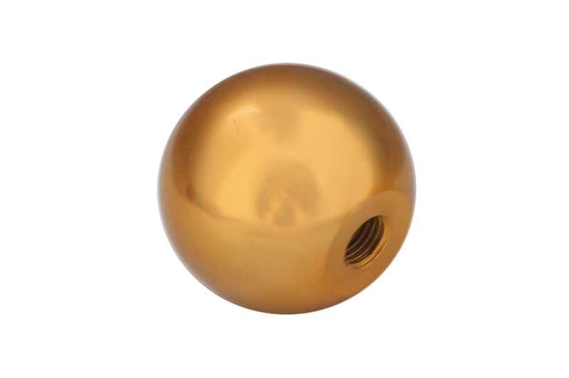 Torque Solution Billet Shift Knob (Gold): Universal 12x1.5 - TS-BSK-004GD