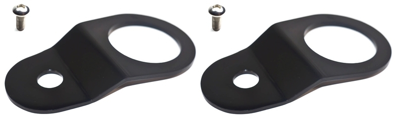 Torque Solution Radiator Mount Combo (Black) : Mitsubishi Evolution 7/8/9 - TS-EV-009C