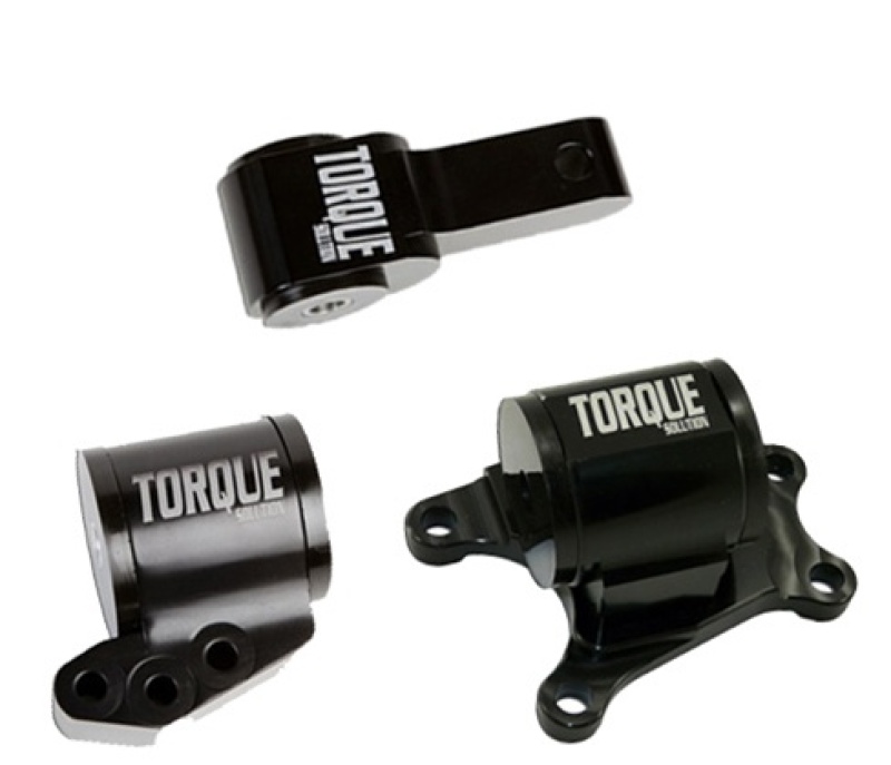 Torque Solution Mitsubishi EVO VII-IX Billet 3 piece mount Kit, 6 Speed Transmission - TS-EV-136