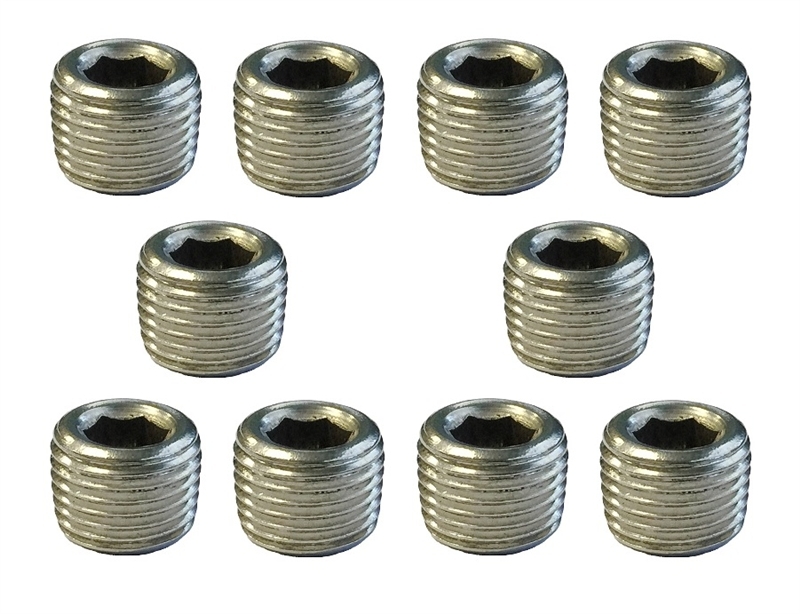 Torque Solution Stainless Steel 1/8 in NPT Plug: Universal 10 Pack - TS-NPT-18.10