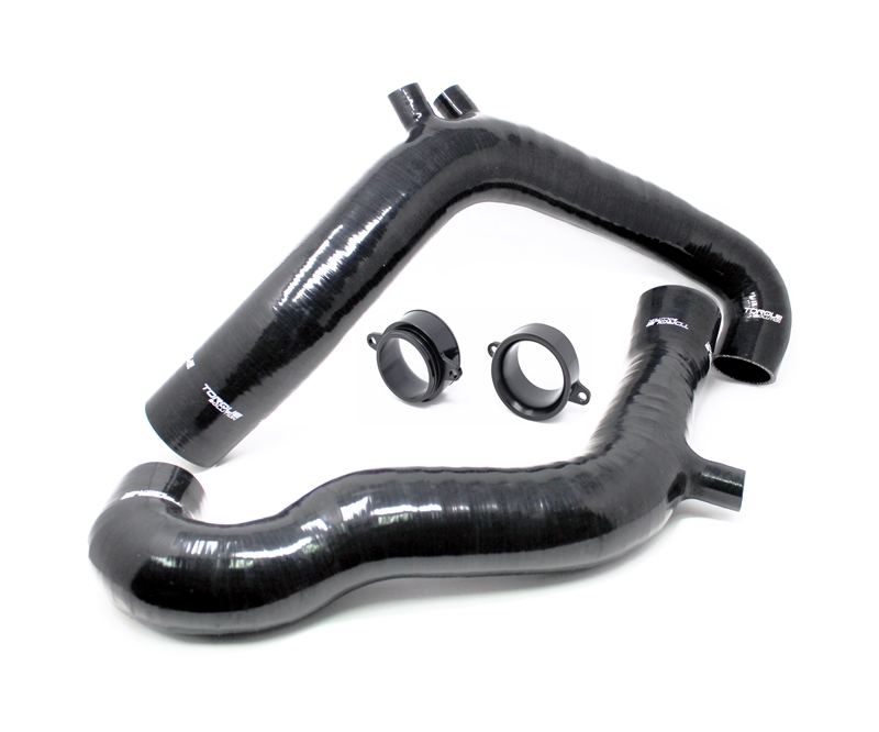 Torque Solution Turbo Inlet Hose Black - 10-12 Porsche 997.2 Turbo / Turbo S - TS-POR-527