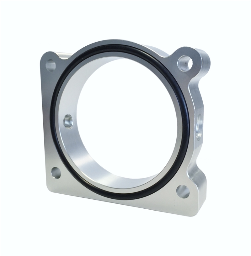 Torque Solution Throttle Body Spacer (Silver) Ford F-150 3.5L Ecoboost / 3.7L V6 - TS-TBS-028