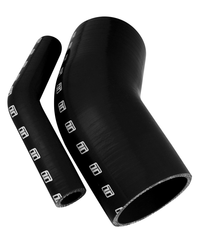 Turbosmart 45 Elbow 2.00 - Black Silicone Hose - TS-HE45200-BK