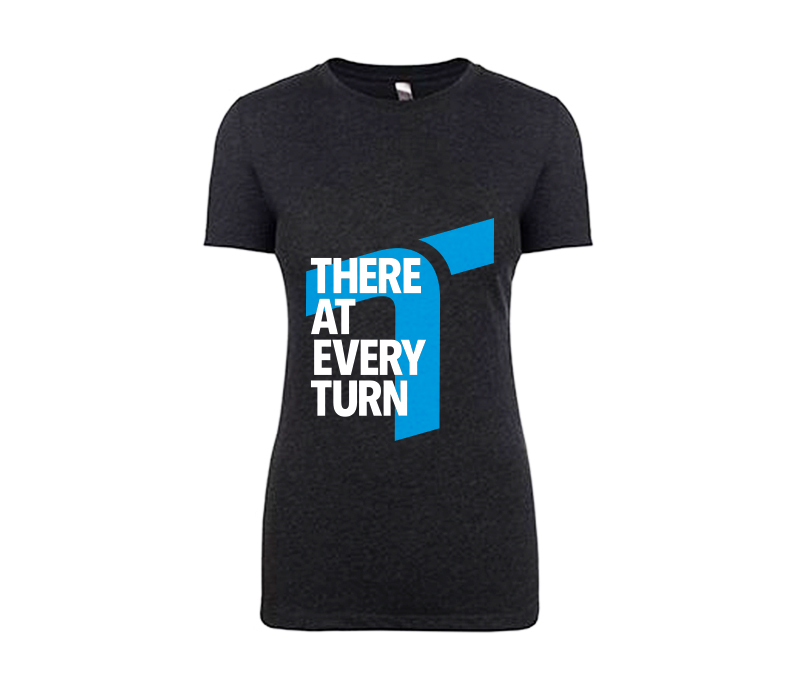 Turn 14 Distribution Ladies Black T-Shirt  - XL - 9044