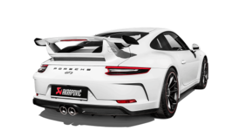 Akrapovic 2018 Porsche 911 GT3 (991.2) Slip-On Race Line (Titanium) w/o Tail Pipe Set - S-PO/TI/8