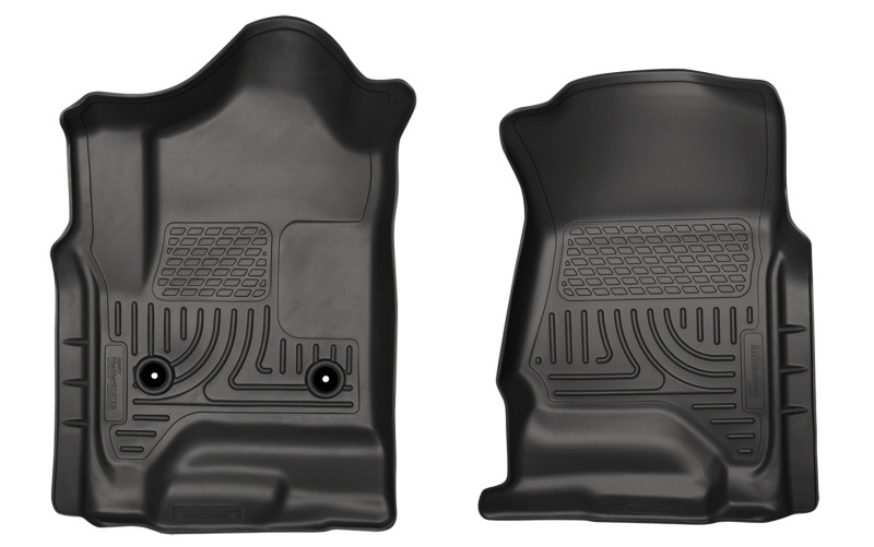 Husky Liners 14 Chevrolet Silverado/GMC Sierra 1500 Weatherbeater Black Front Floor Liners - 18241