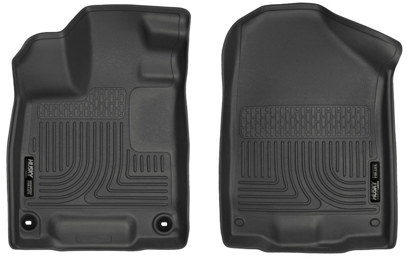 Husky Liners 2017 Honda Ridgeline WeatherBeater Front Black Floor Liners - 18431