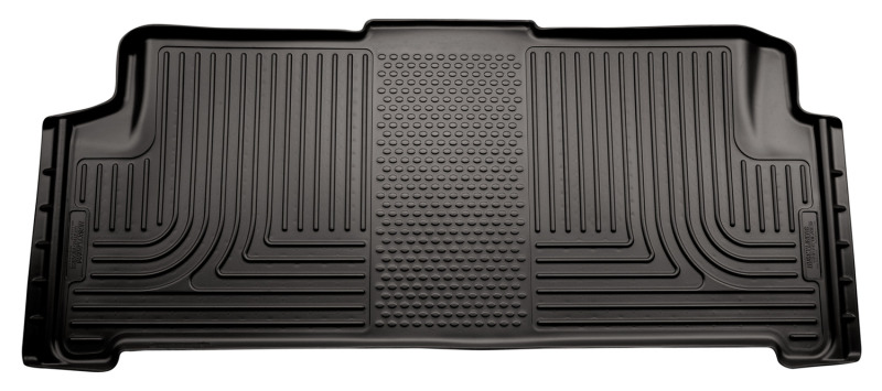 Husky Liners 08-12 Chrysler Town Country/Dodge Grand Caravan WeatherBeater 2nd Row Black Floor Liner - 19081