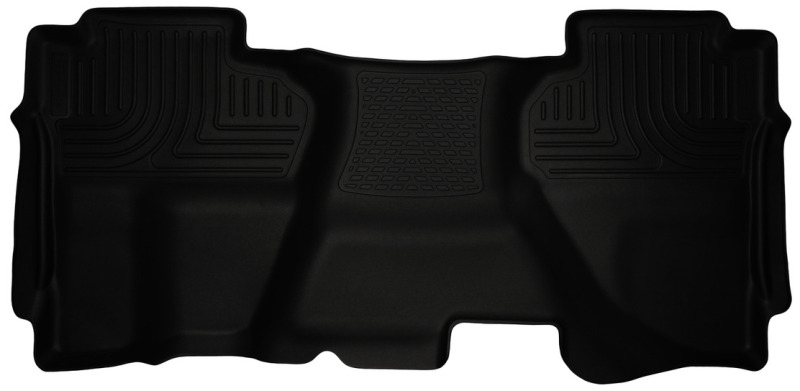 Husky Liners 07-13 Chevrolet Silverado 1500 Ext Cab WeatherBeater Black 2nd Seat Floor Liners - 19191