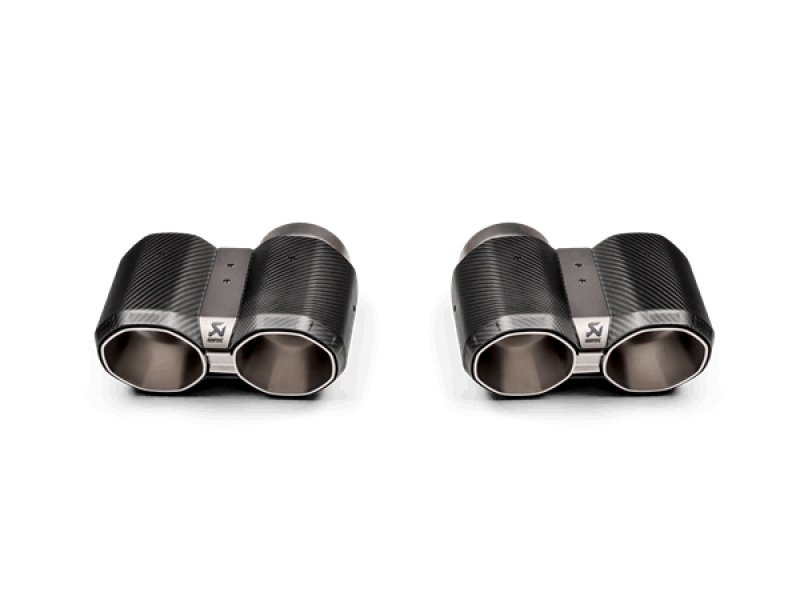 Akrapovic 2021+ BMW M3 (G80)/M4 (G82) Tail Pipe Set (Octagonal Carbon Design) - TP-CT/69