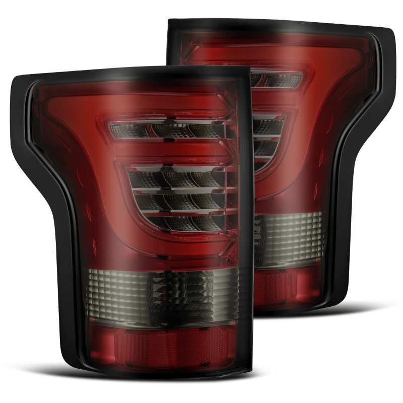 AlphaRex 15-17 Ford F-150 (Excl Models w/Blind Spot Sensor) PRO-Series LED Tail Lights Red Smoke - 652020
