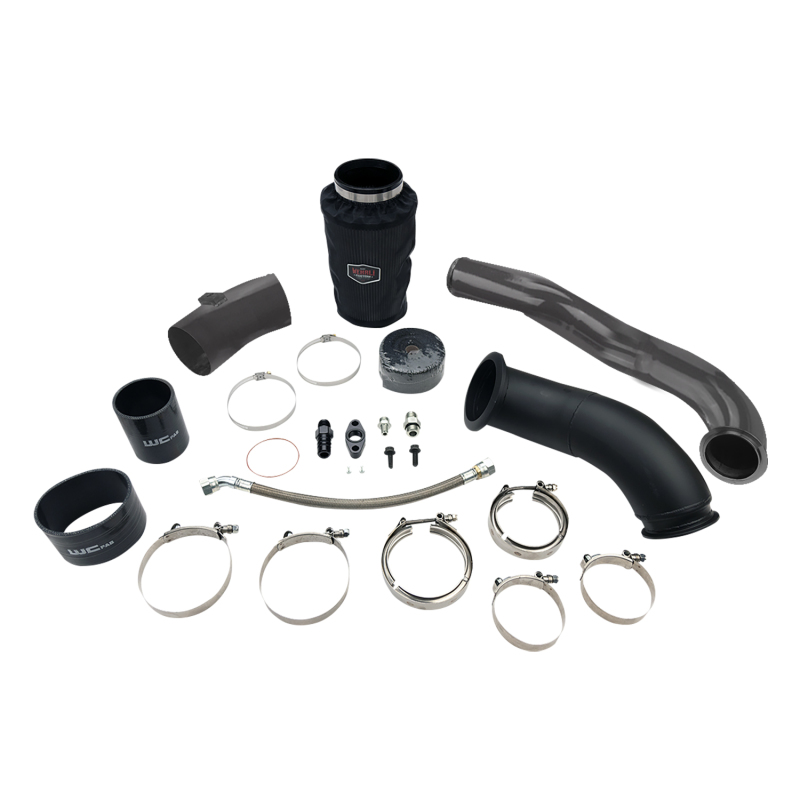 Wehrli 04.5-07 Dodge 5.9L Cummins S300 Turbo 2nd Gen Swap Kit (No Turbo/Manifold) - Gloss Black - WCF100475-GB