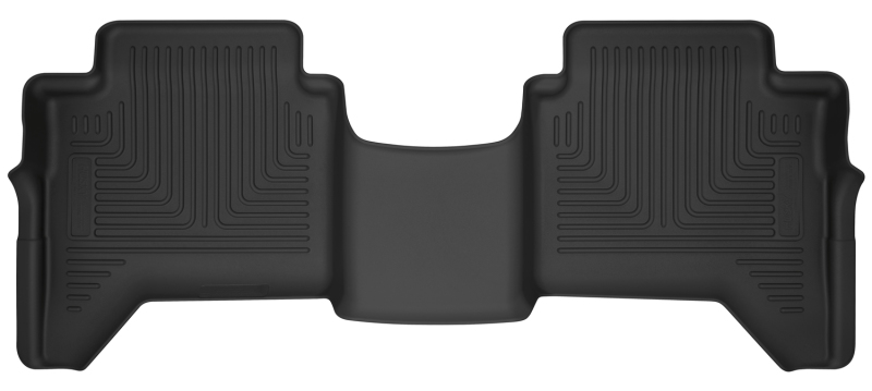 Husky Liners 2019 Ford Ranger SuperCrew Cab X-Act Contour Black Floor Liners (2nd Row) - 54711