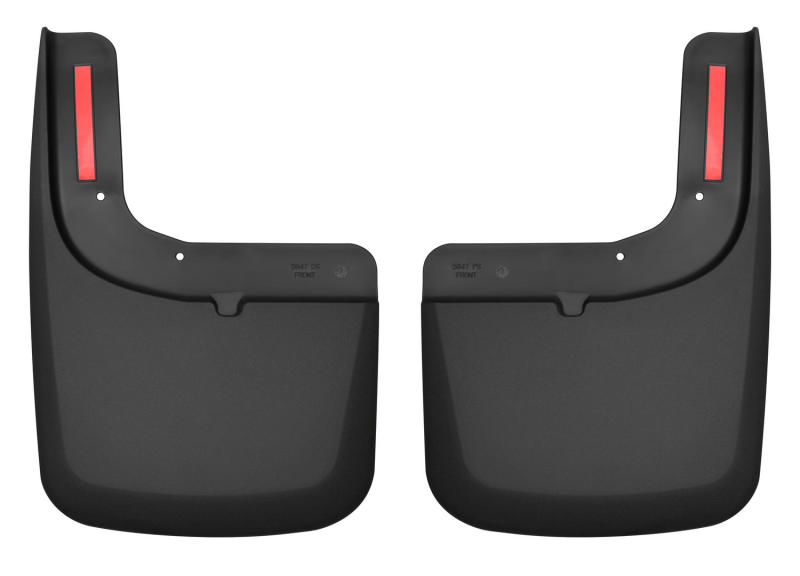 Husky Liners 2017 Ford F-250 / F-350 Super Duty Black Front Mud Guards (w/Flares) - 58471