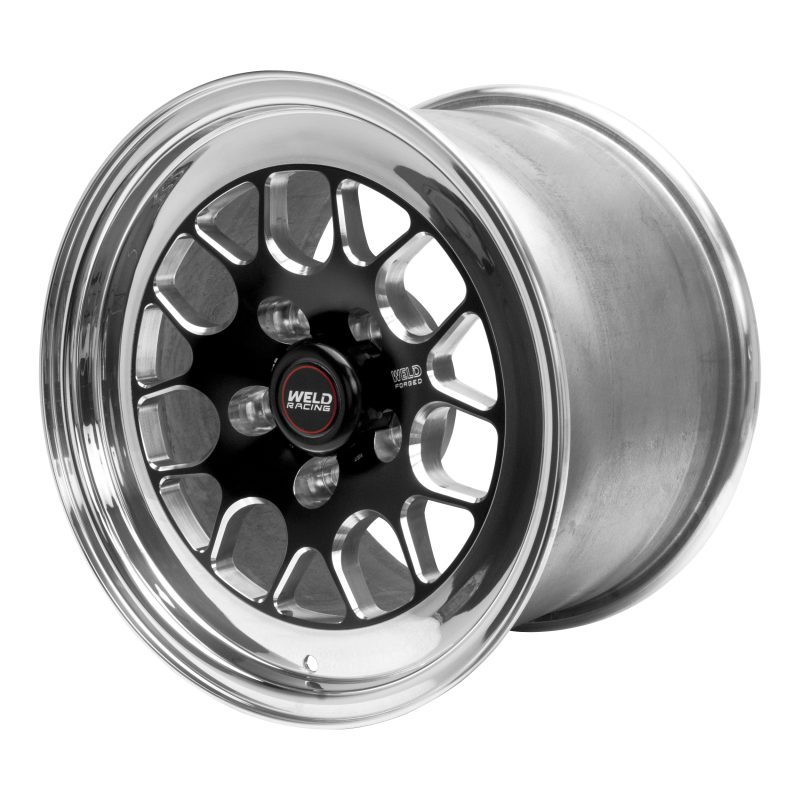 Weld S77 15x4 / 5x4.5 BP / 2.5in. BS Black Wheel (Low Pad) - Non-Beadlock - 77LB-504A25A