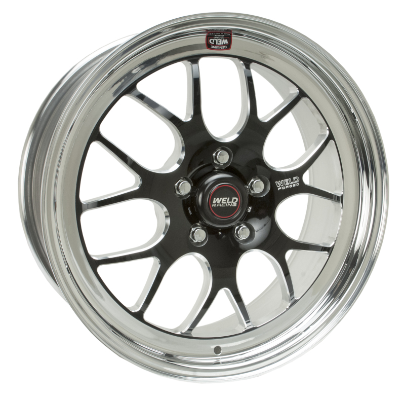 Weld S77 18x10.5 / 5x4.75 BP / 7.7in. BS Black Wheel (Medium Pad) - Non-Beadlock - 77MB8105B77A