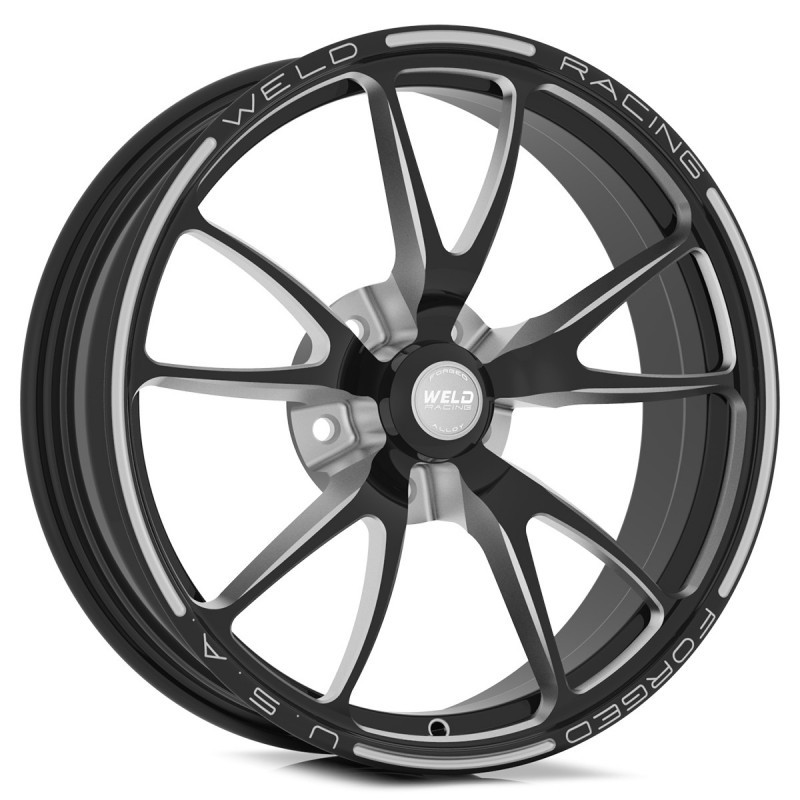 Weld Full Throttle 1-Piece 15x3.5 / 5x4.5 BP / 2.25in. BS Black Wheel - Non-Beadlock - 82B-15202