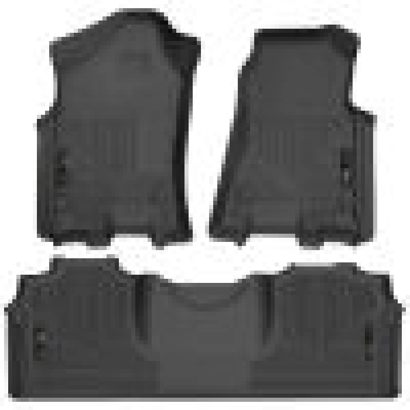 Husky Liners 19-21 RAM 2500/3500 Mega Cab Weatherbeater Front and 2nd Seat Floor Liners - Black - 94131