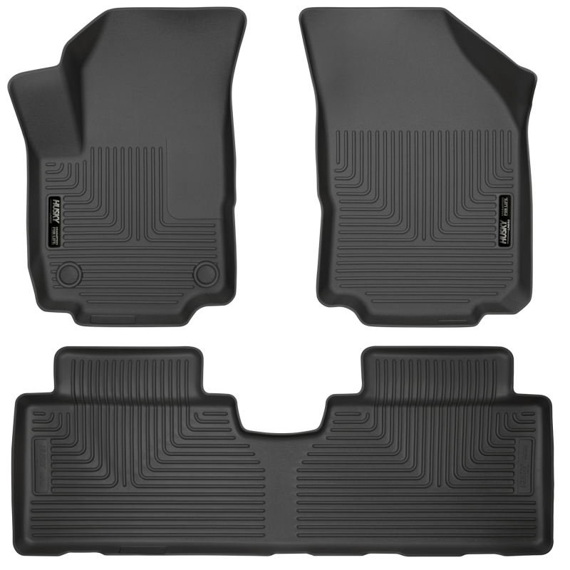 Husky Liners 18-19 GMC Terrain WeatherBeater Black Front & 2nd Seat Floor Liners - 95151