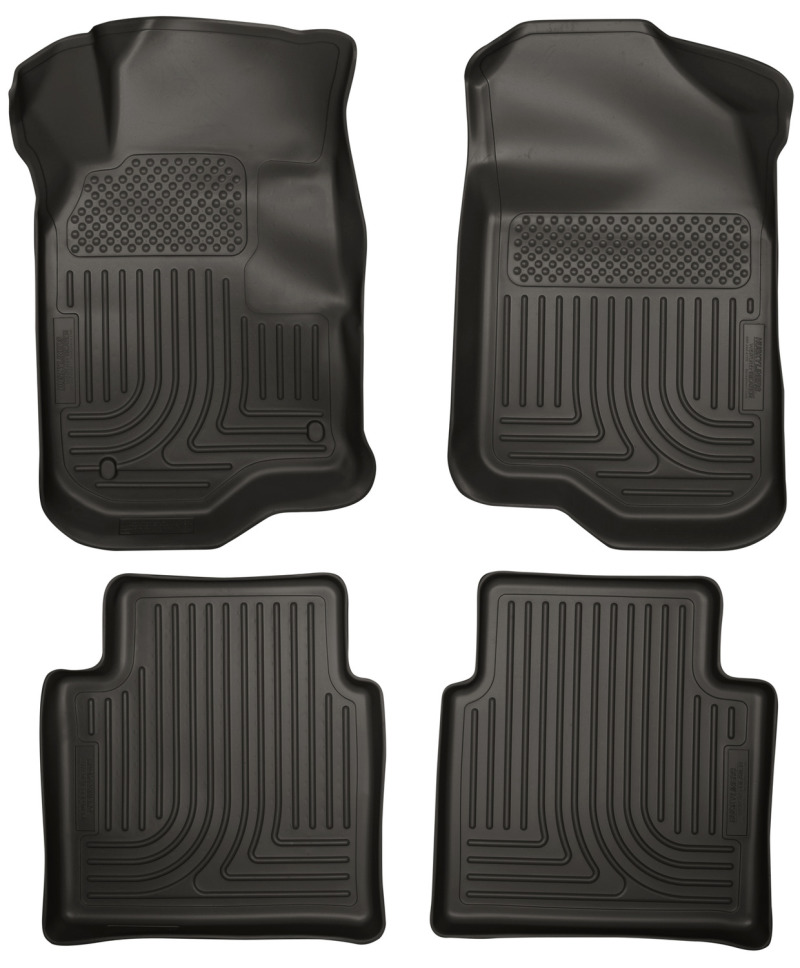 Husky Liners 08-12 Chevy Malibu/07-09 Saturn Aura WeatherBeater Combo Black Floor Liners - 98111