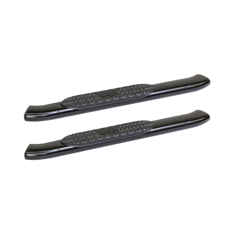 Westin 2014-2018 Chevy Silverado 1500 Reg Cab PRO TRAXX 5 Oval Nerf Step Bars - Black - 21-53705