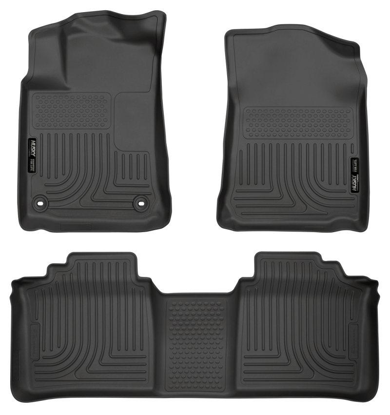 Husky Liners 13-14 Toyota Avalon Electric/Gas Weatherbeater Black Front & 2nd Seat Floor Liners - 98501