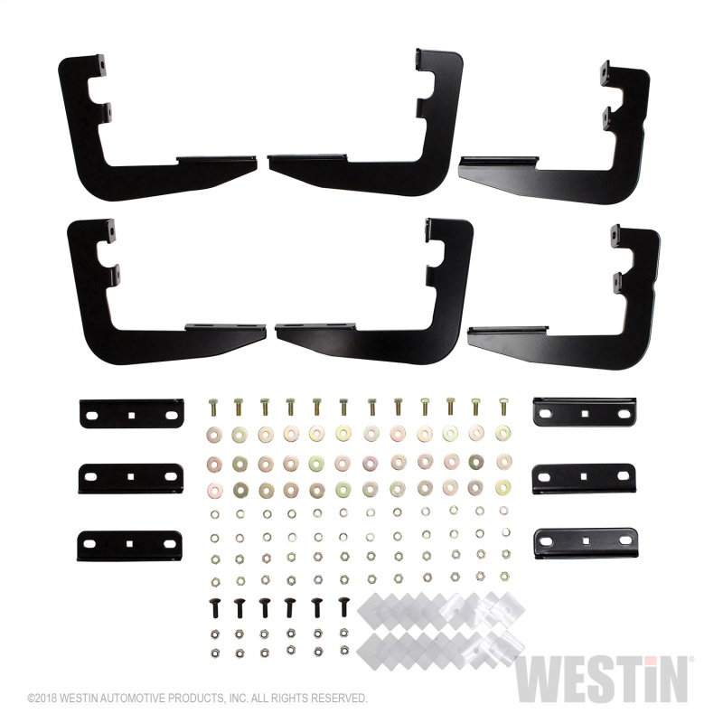 Westin 2019 Ram 1500 Quad/Crew Cab (Excl. 2019 Ram 1500 Classic) Running Board Mount Kit - Black - 27-2245