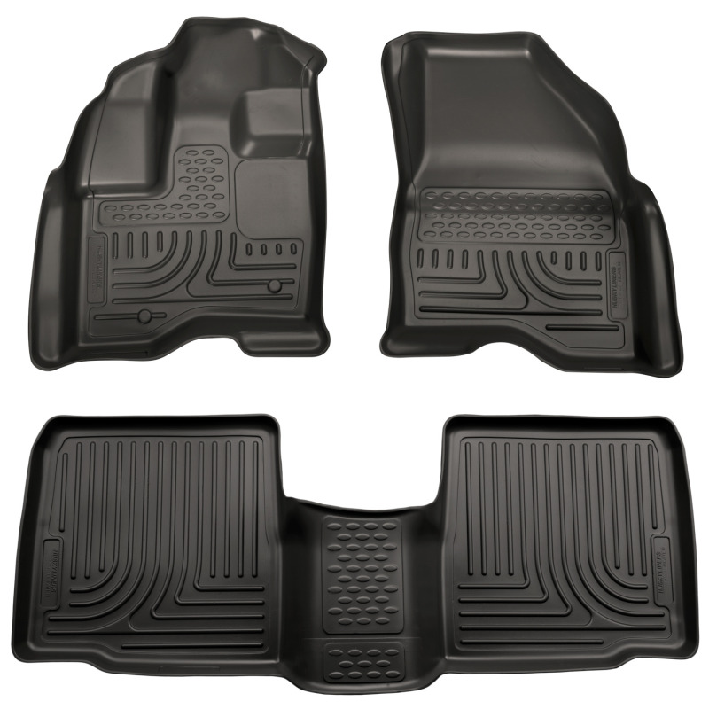 Husky Liners 10-13 Ford Taurus WeatherBeater Combo Black Floor Liners - 98701