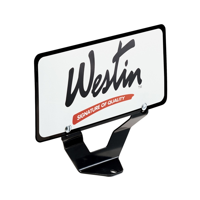 Westin Bull Bar License Plate Relocator - Black - 32-0055