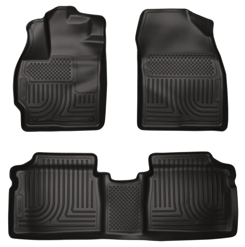 Husky Liners 10-12 Toyota Prius WeatherBeater Combo Black Floor Liners - 98921