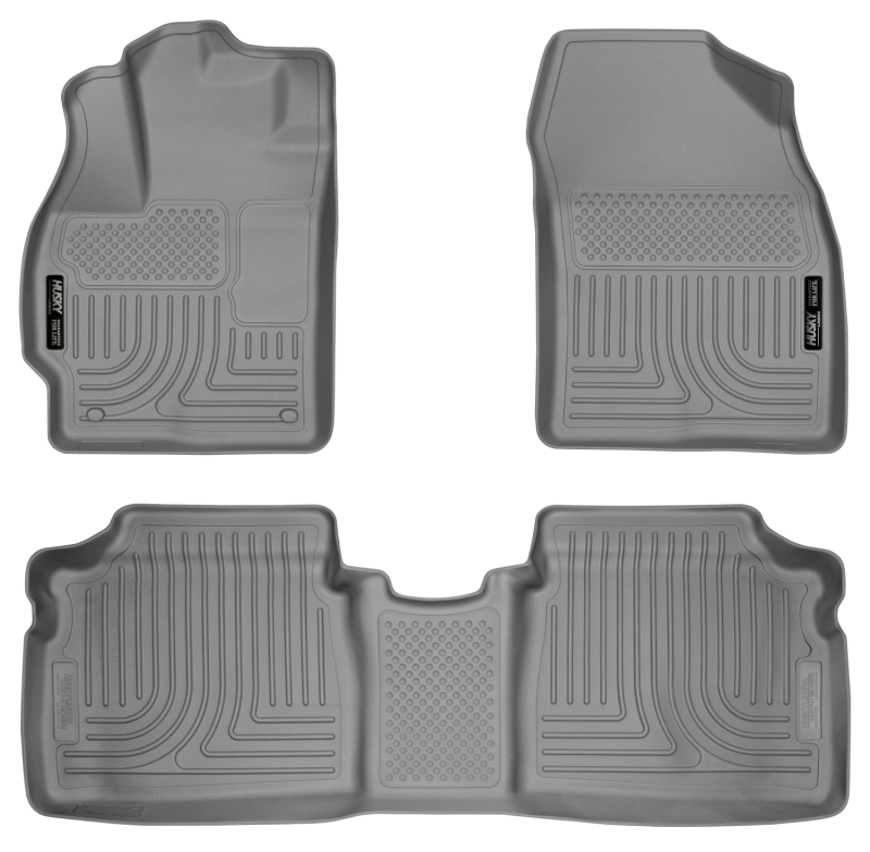 Husky Liners 10-12 Toyota Prius WeatherBeater Combo Gray Floor Liners - 98922