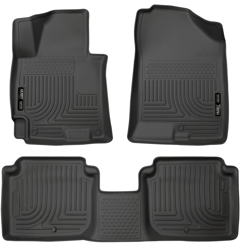 Husky Liners 2014-2016 Hyundai Elantra WeatherBeater Combo Black Floor Liners - 98941