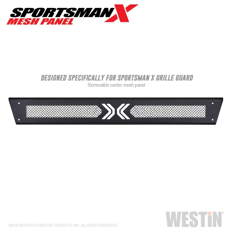 Westin 2005-2020 Chevrolet/Nissan/Toyota Sportsman X Mesh Panel (Textured Black) - 40-13005