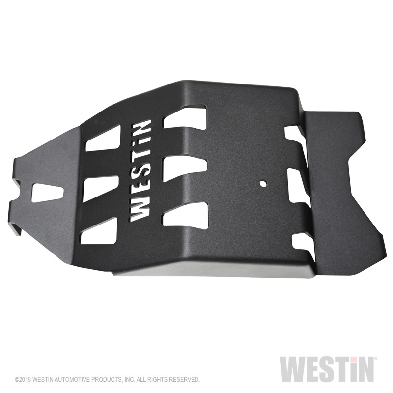 Westin/Snyper 18-21 Jeep Wrangler JL Oil Pan Skid Plate - Textured Black - 42-21095