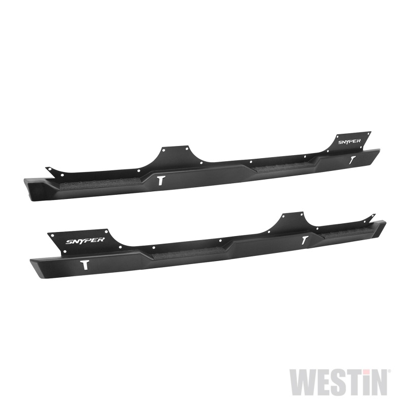 Westin/Snyper 07-17 Jeep Wrangler Unlimited Rock Slider Steps - Textured Black - 42-7015