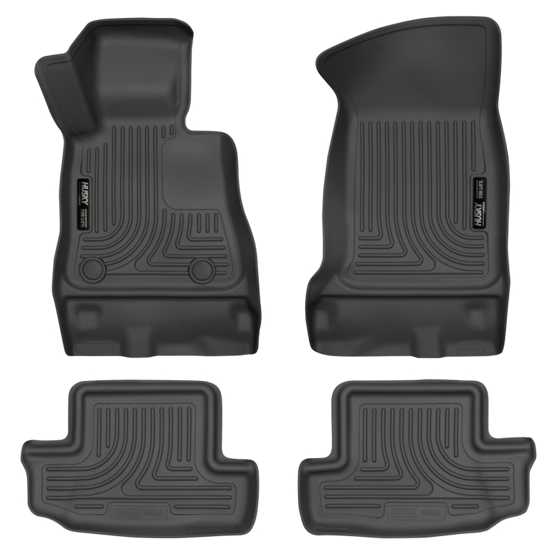 Husky Liners 16-17 Chevy Camaro WeatherBeater Front and Second Row Black Floor Liners - 99121