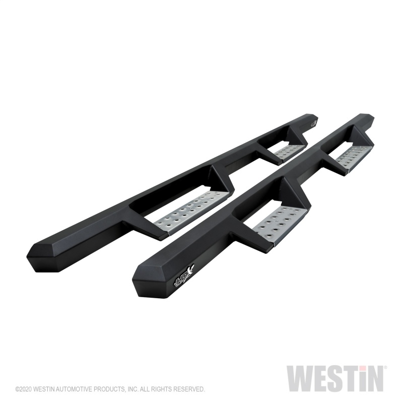 Westin 99-13 Chevy/GMC Silverado/Sierra 1500 Ext Cab HDX Nerf Step Bars - Textured Black - 56-116852