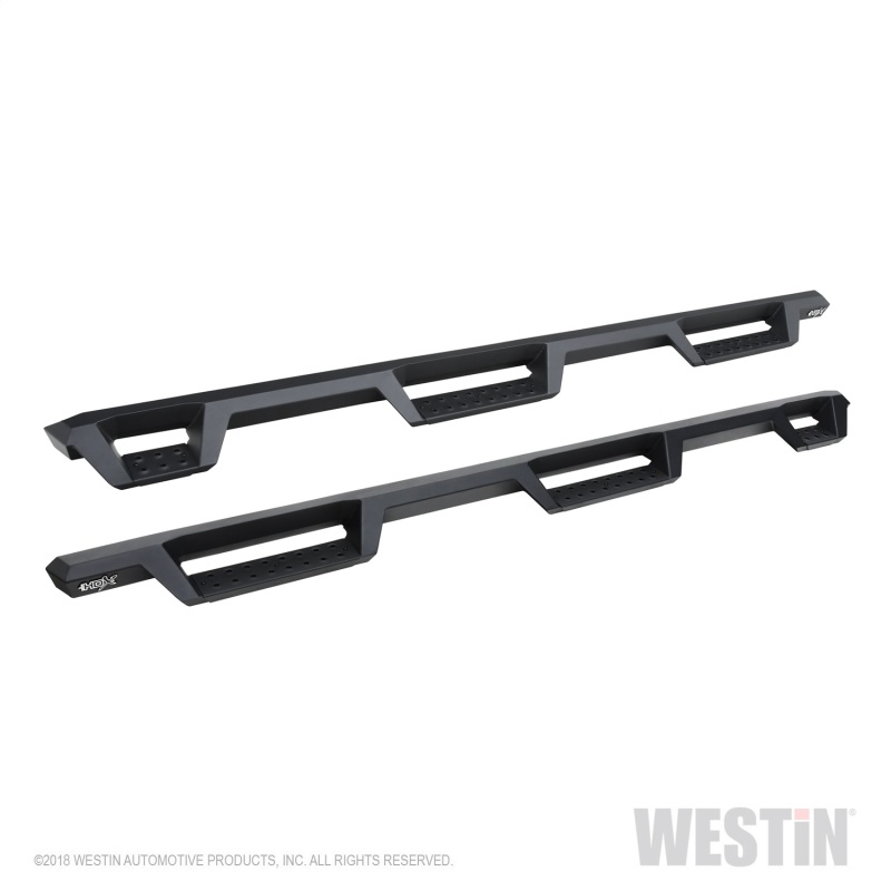 Westin 19-21 RAM 1500 QC 6.5ft bed (Excludes Classic) HDX Drop W2W Nerf Step Bars - Textured Black - 56-534735