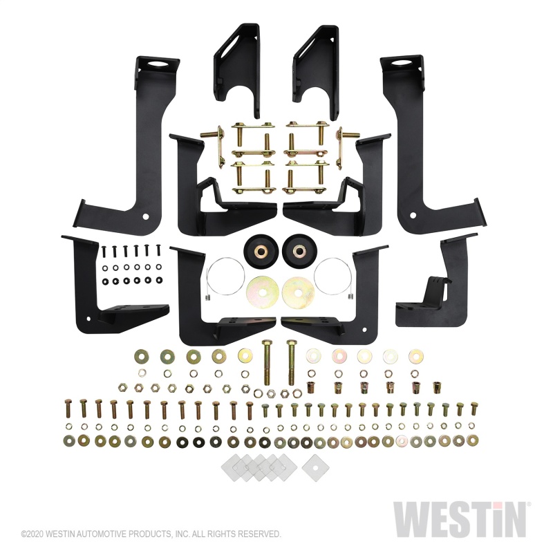 Westin 19-20 Ram 2500/3500 HDX Stainless Drop W2W Nerf Step Bars - Textured Black - 56-5347852