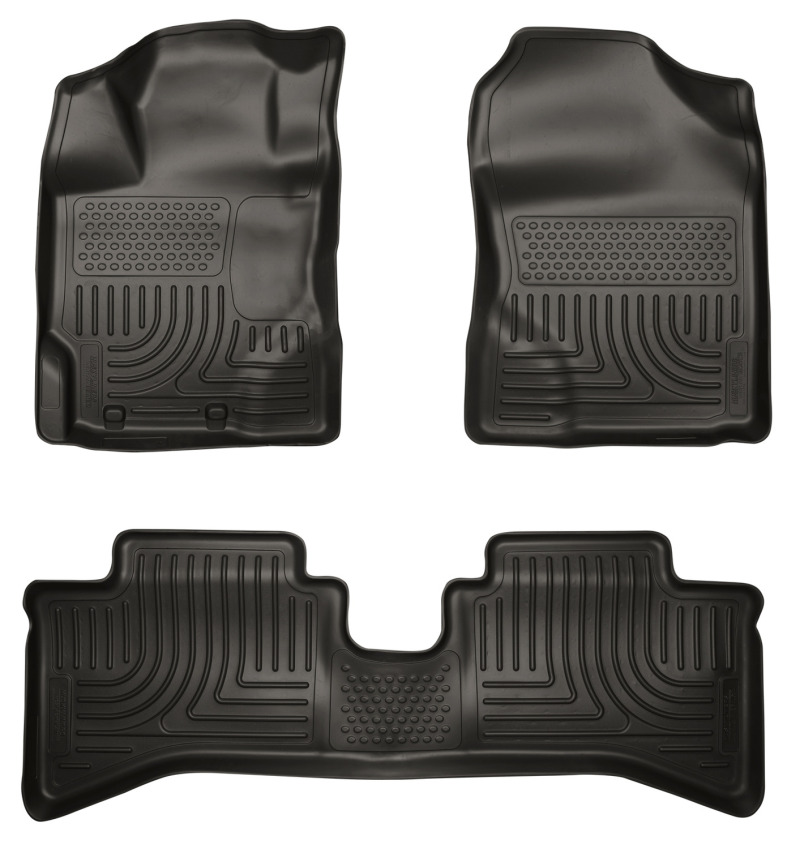 Husky Liners 2012 Toyota Prius c WeatherBeater Combo Black Floor Liners - 99501