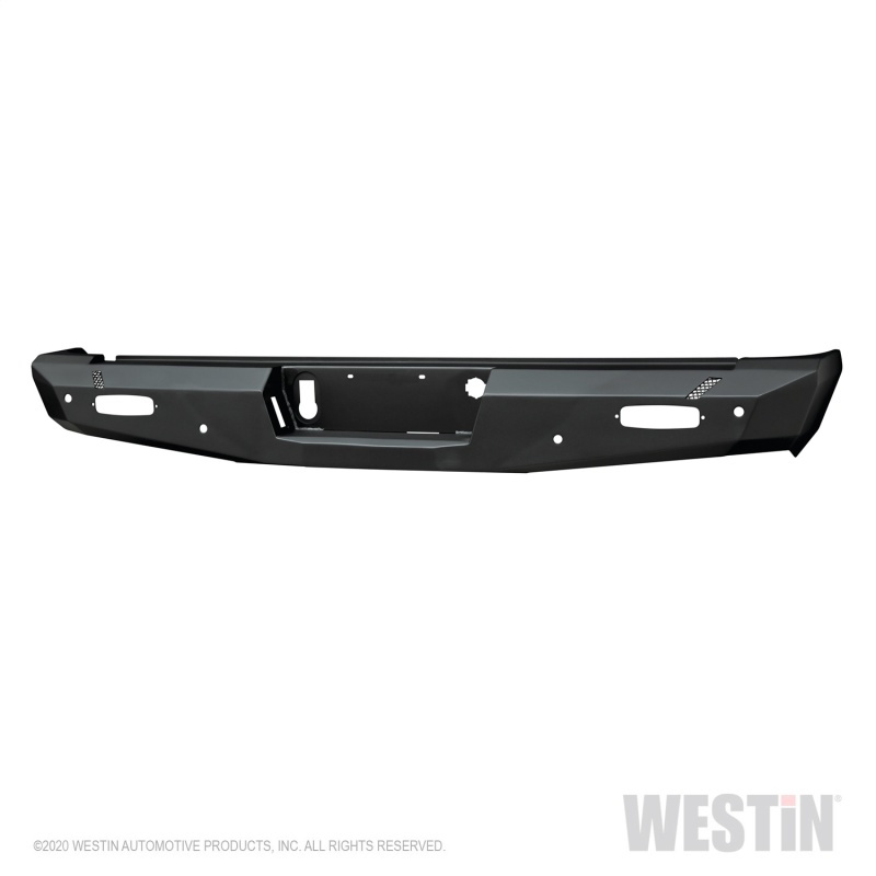 Westin 14-18 Chevy Silverado 1500 Pro-Series Rear Bumper - Textured Black - 58-421005