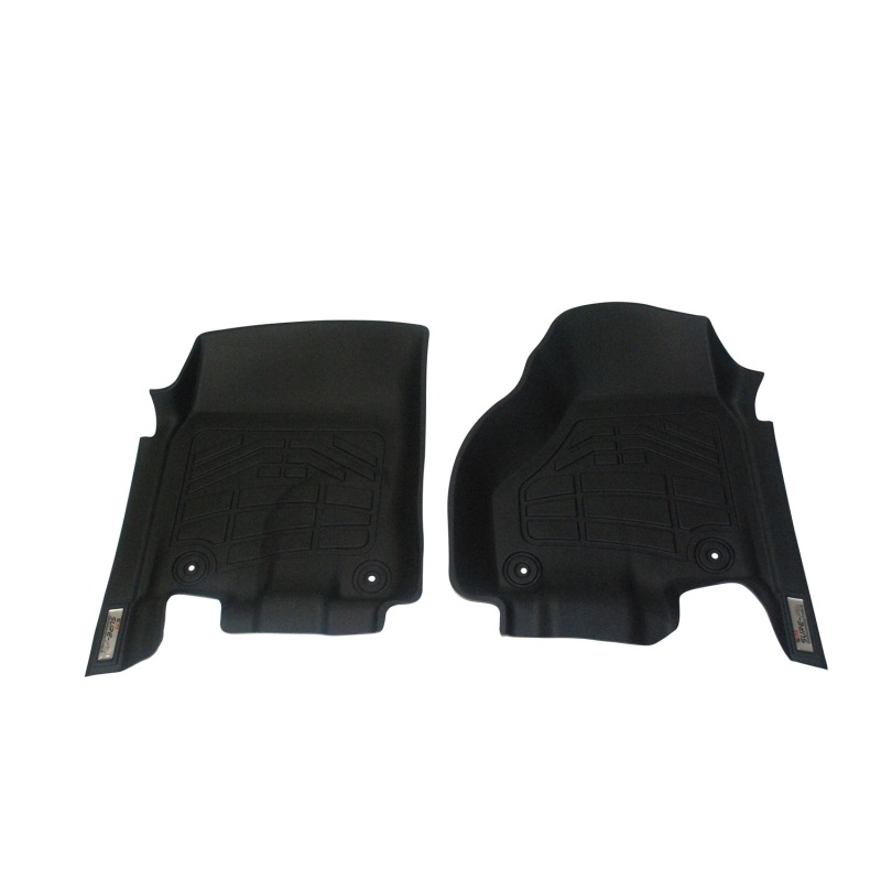 Westin 12-18 Ram Crew/Mega Cab (two retention hooks) Wade Sure-Fit Floor Liners Front - Black - 72-110043