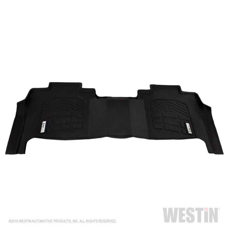 Westin 2016-2019 Nissan Titan/Titan XD w/Bucket Seats Wade Sure-Fit Floor Liners 2nd Row - Black - 72-113100