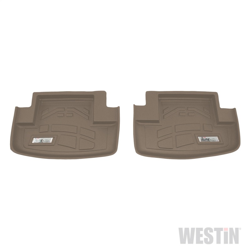 Westin 2015-2018 Ford Mustang Wade Sure-Fit Floor Liners 2nd Row - Tan - 72-133092